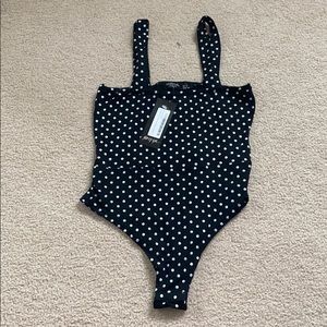 Nasty Gal polka dot bodysuit